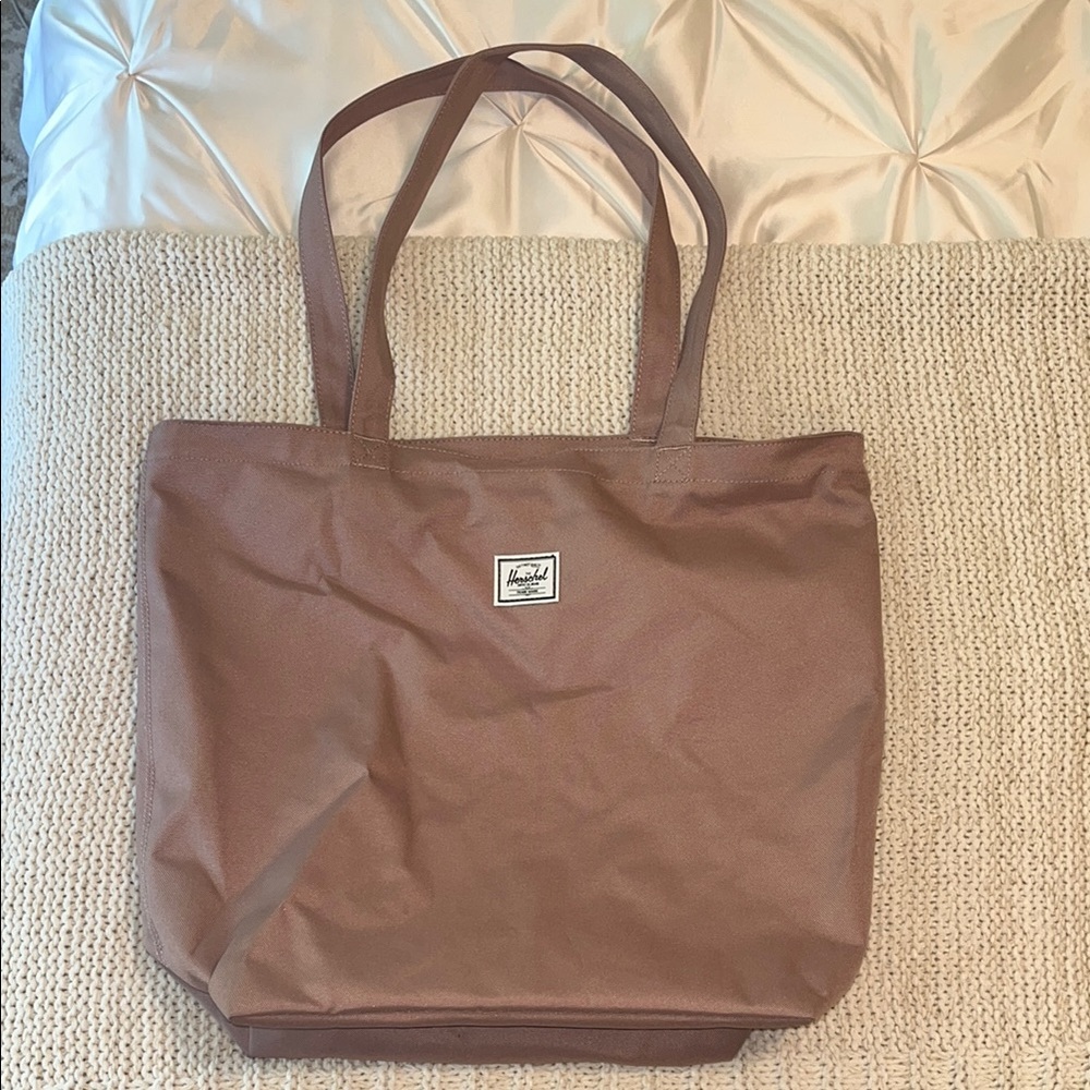 Herschel taupe tote bag